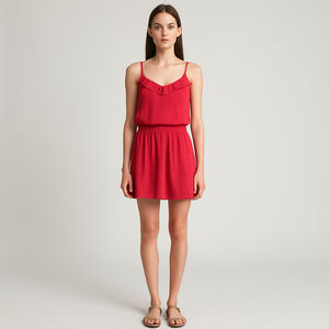 Express Halter Smocked Waist Mini Dress Pink Size Small